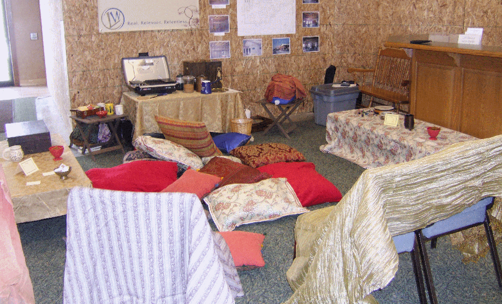 An indoor setup